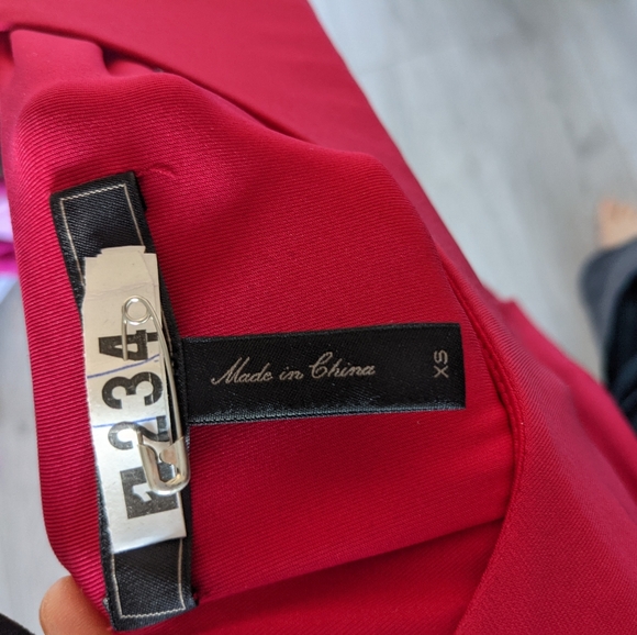 BCBGMAXAZRIA Mini Asymmetrical Dress XS - Picture 6 of 6